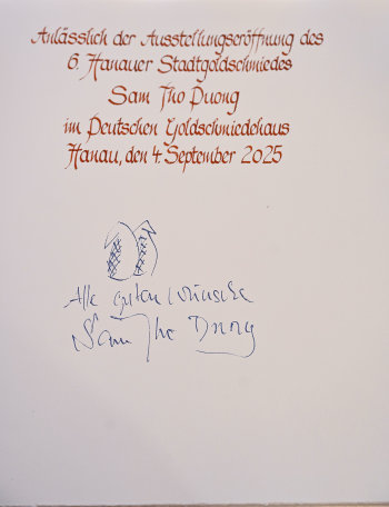 Goldenes Buch Stadt Hanau 04 09 2025